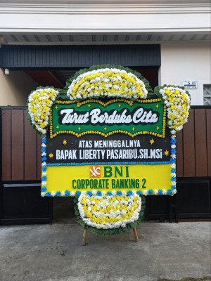 Papan Bunga Duka di Olibu