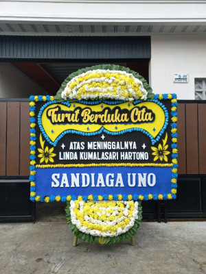 Papan Bunga Duka di Olibu